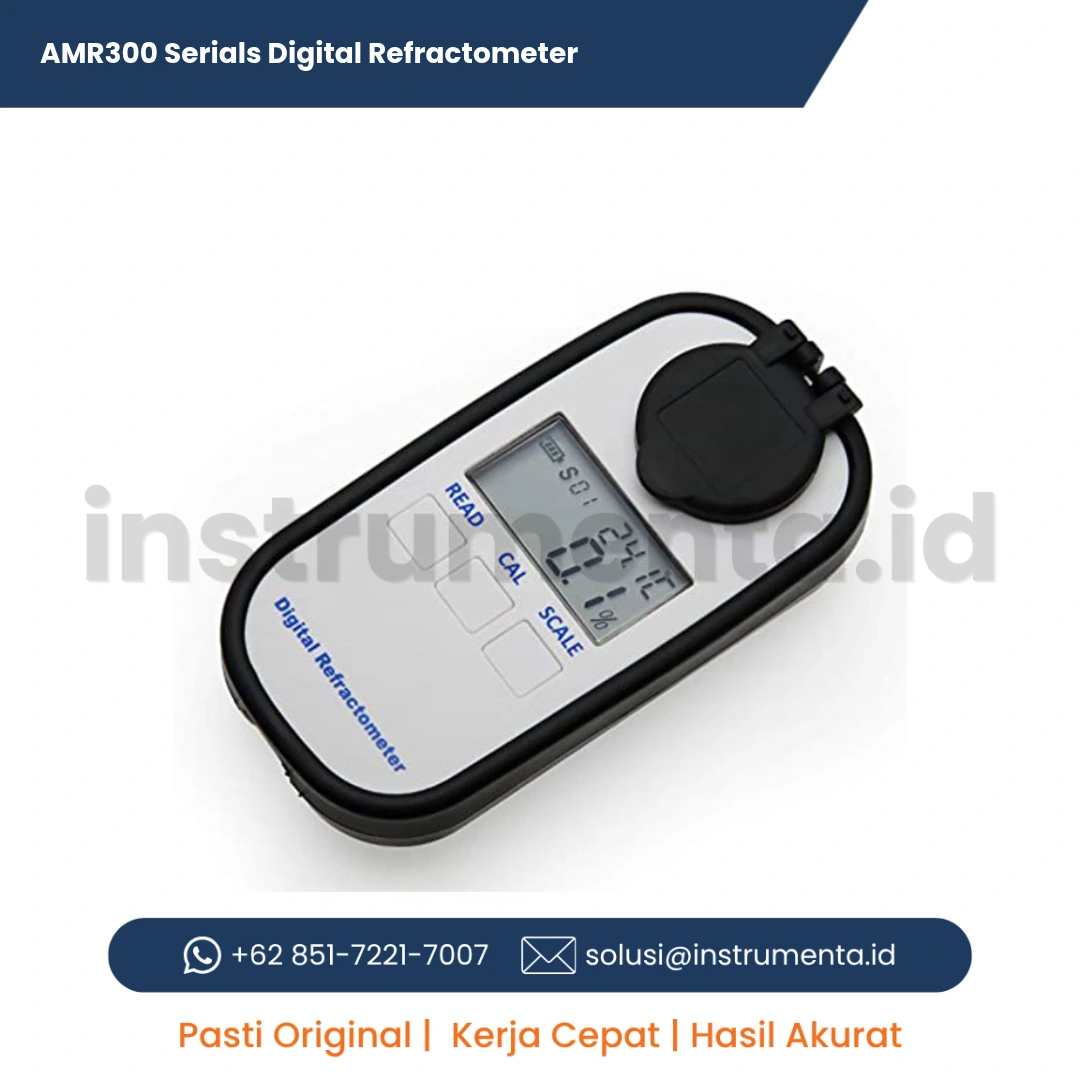 Distributor Resmi AMTAST AMR300 Serials Refraktometer Alat Ukur Konsentrasi Zat Cair Digital